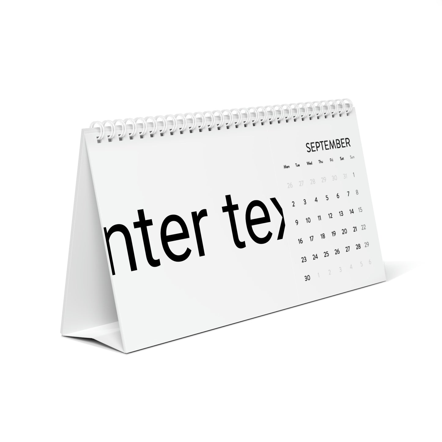 Desk Calendar (2024 grid)
