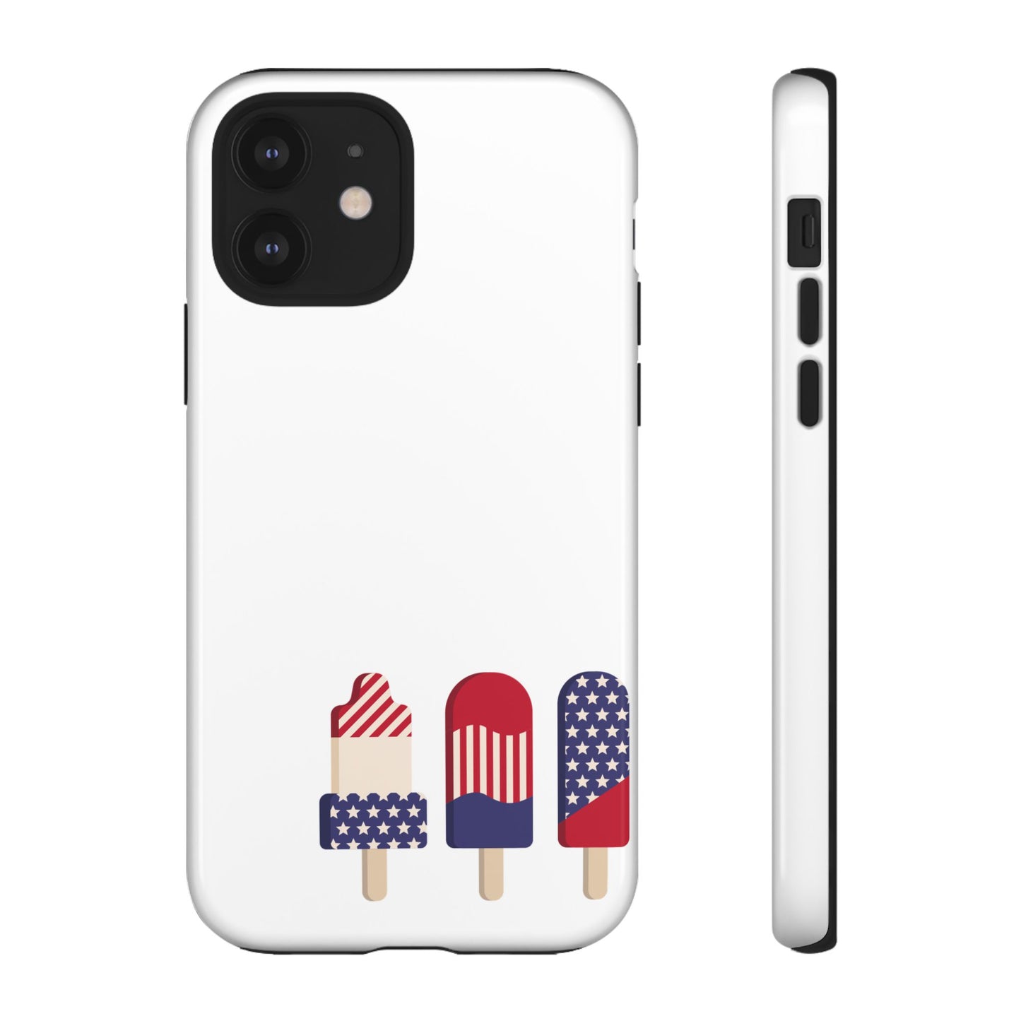 Patriotic Phone Case - Tough Cases with Ice Cream Popsicle Design
