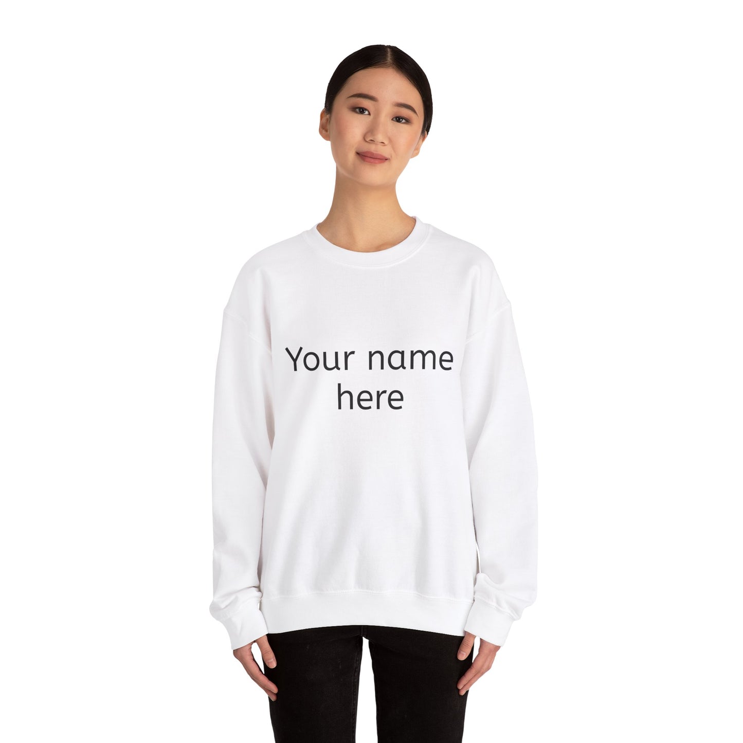 Personalized Unisex Heavy Blend Crewneck Sweatshirt - Custom Name Sweatshirt for Cozy Style