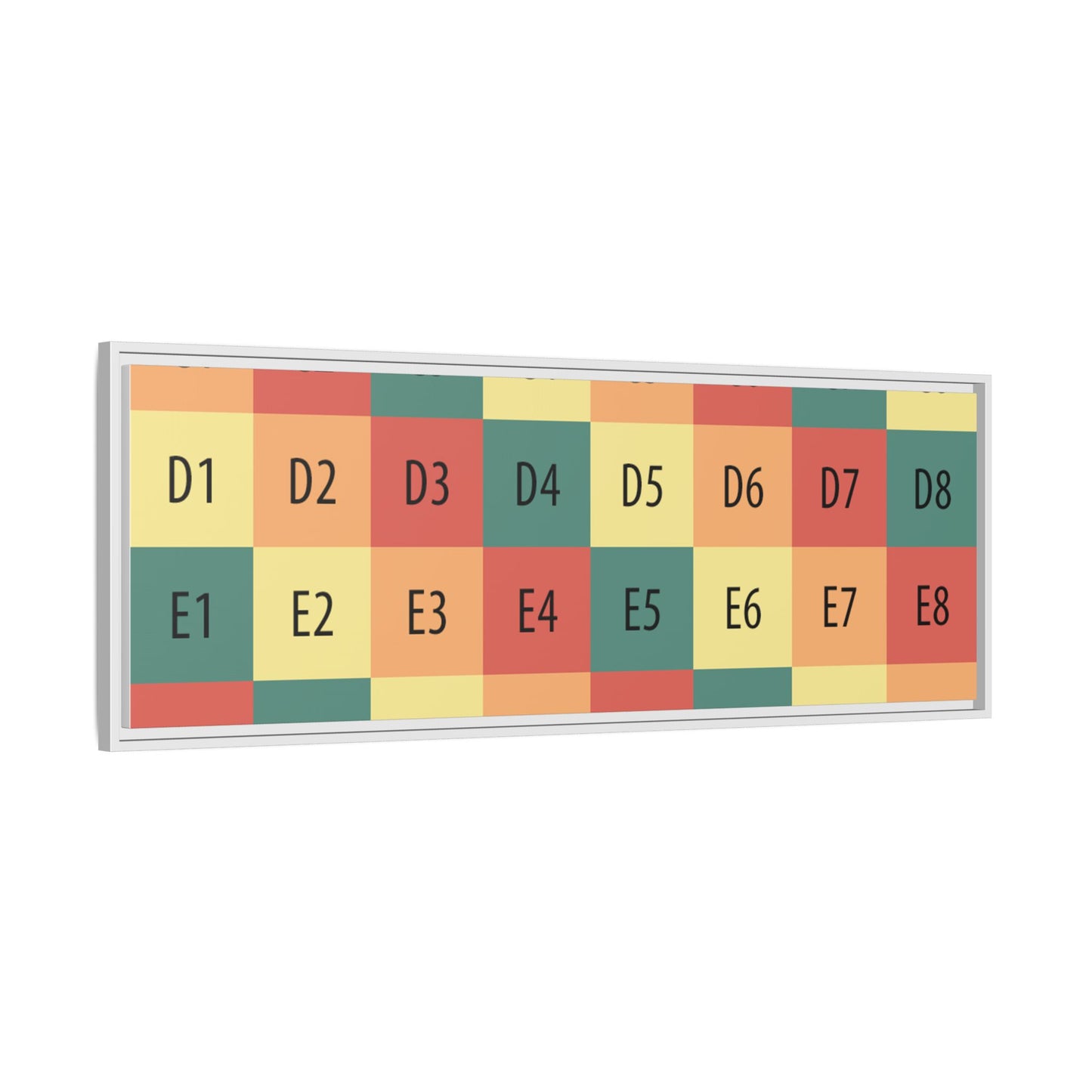 Matte Canvas, Framed (Multi-color)