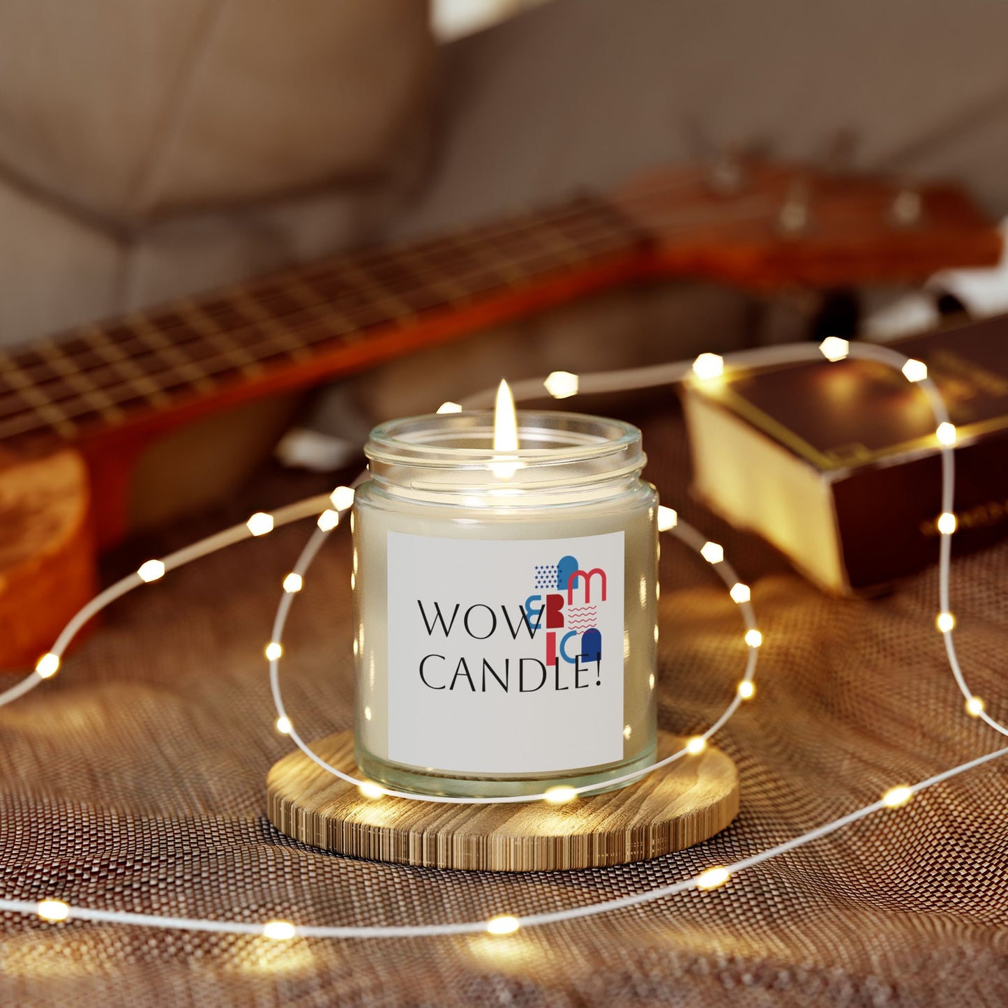 Scented Coconut Apricot Candles (4oz, 9oz)