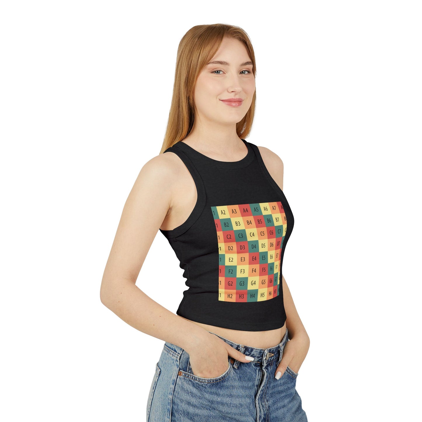 Women's Micro Rib Racer Tank Top