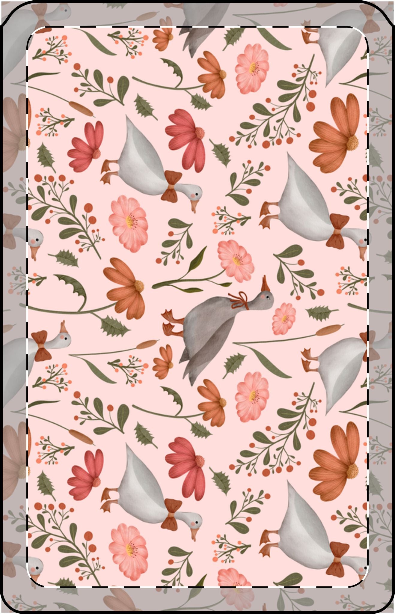 Floral & Forest MagSafe Wallet - Elegant Phone Accessory for Nature Lovers