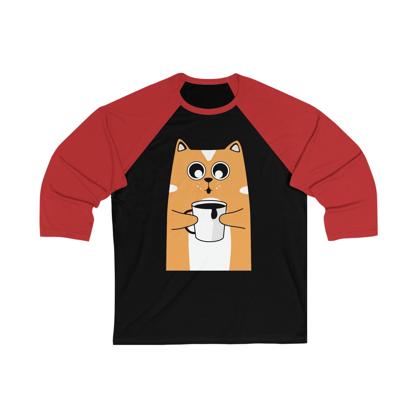 Unisex 3\4 Sleeve Baseball Tee