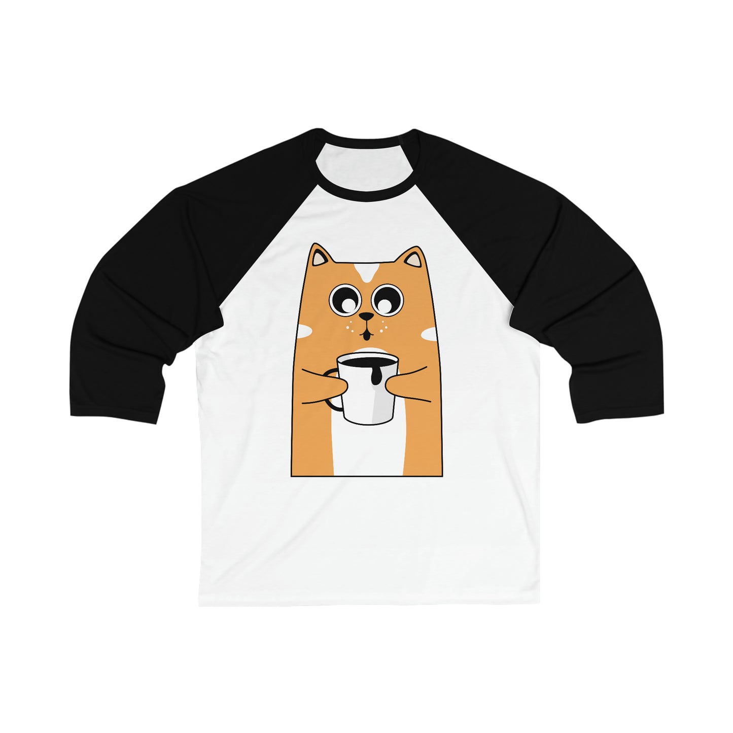 Unisex 3\4 Sleeve Baseball Tee