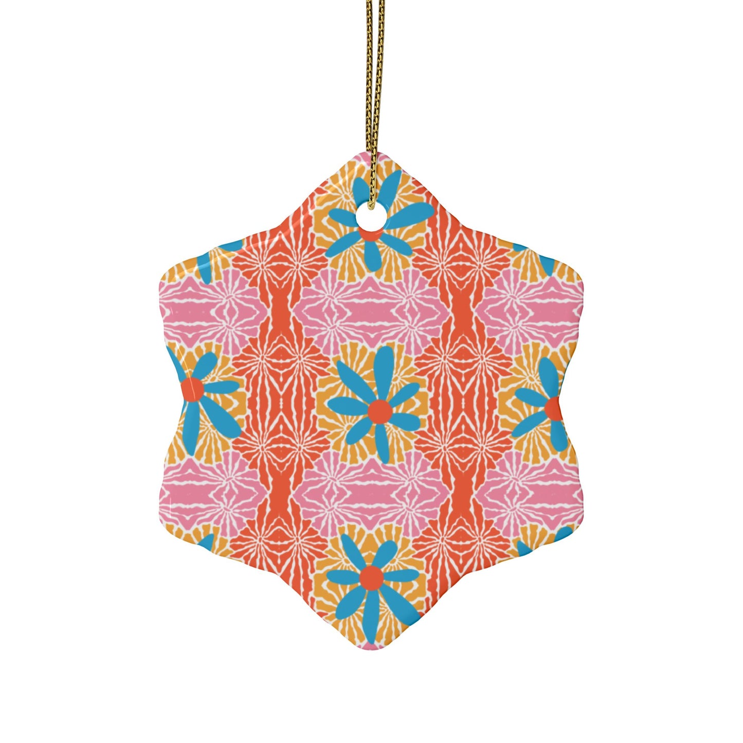 Vibrant Ceramic Heart Ornaments for Holidays & Celebrations - Pack of 1, 5, 10, or 20