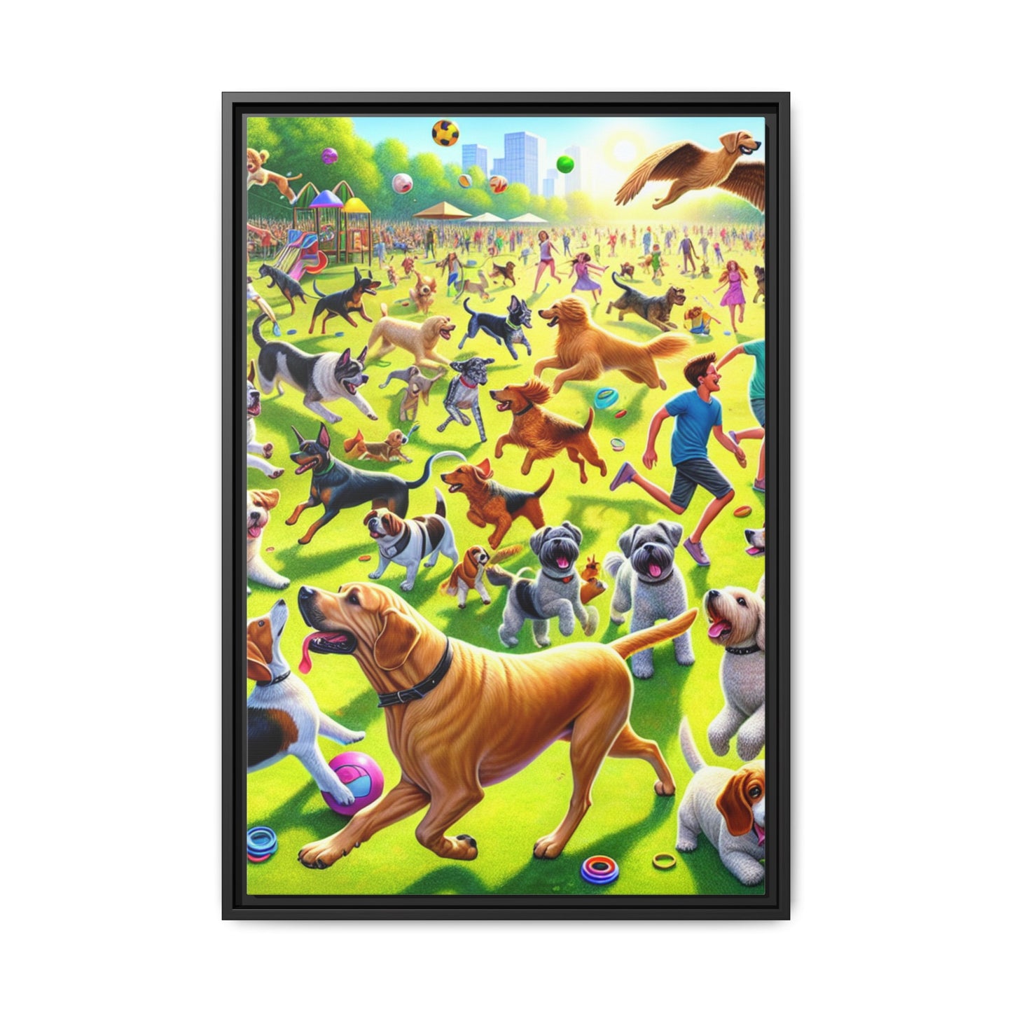 Matte Canvas, Framed (Multi-color)