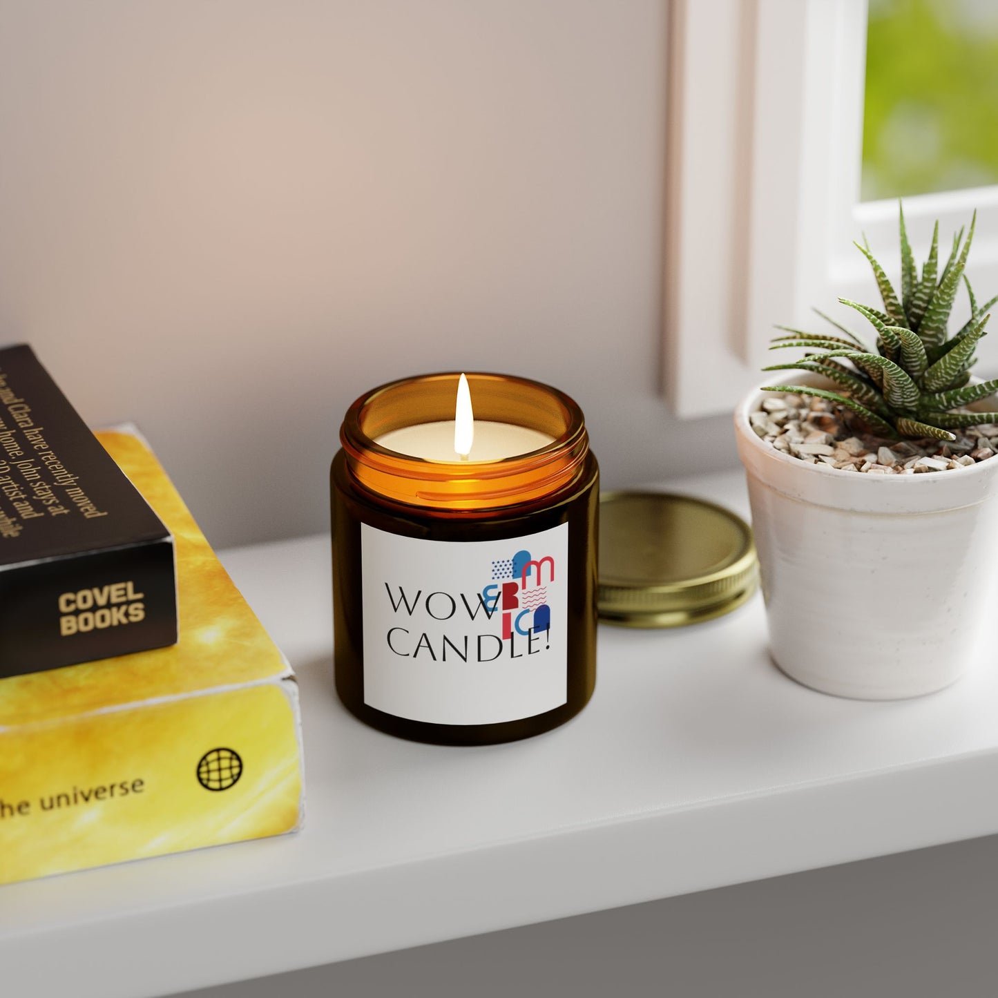 Scented Coconut Apricot Candles (4oz, 9oz)