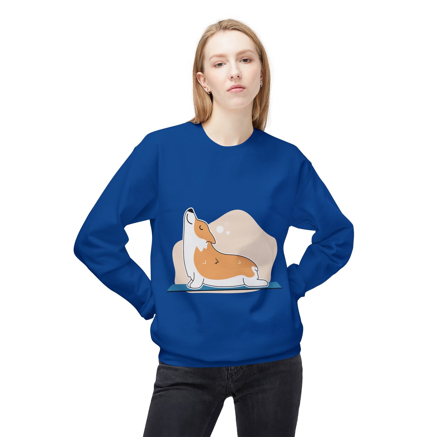Unisex Midweight Fleece Crewneck Sweatshirt