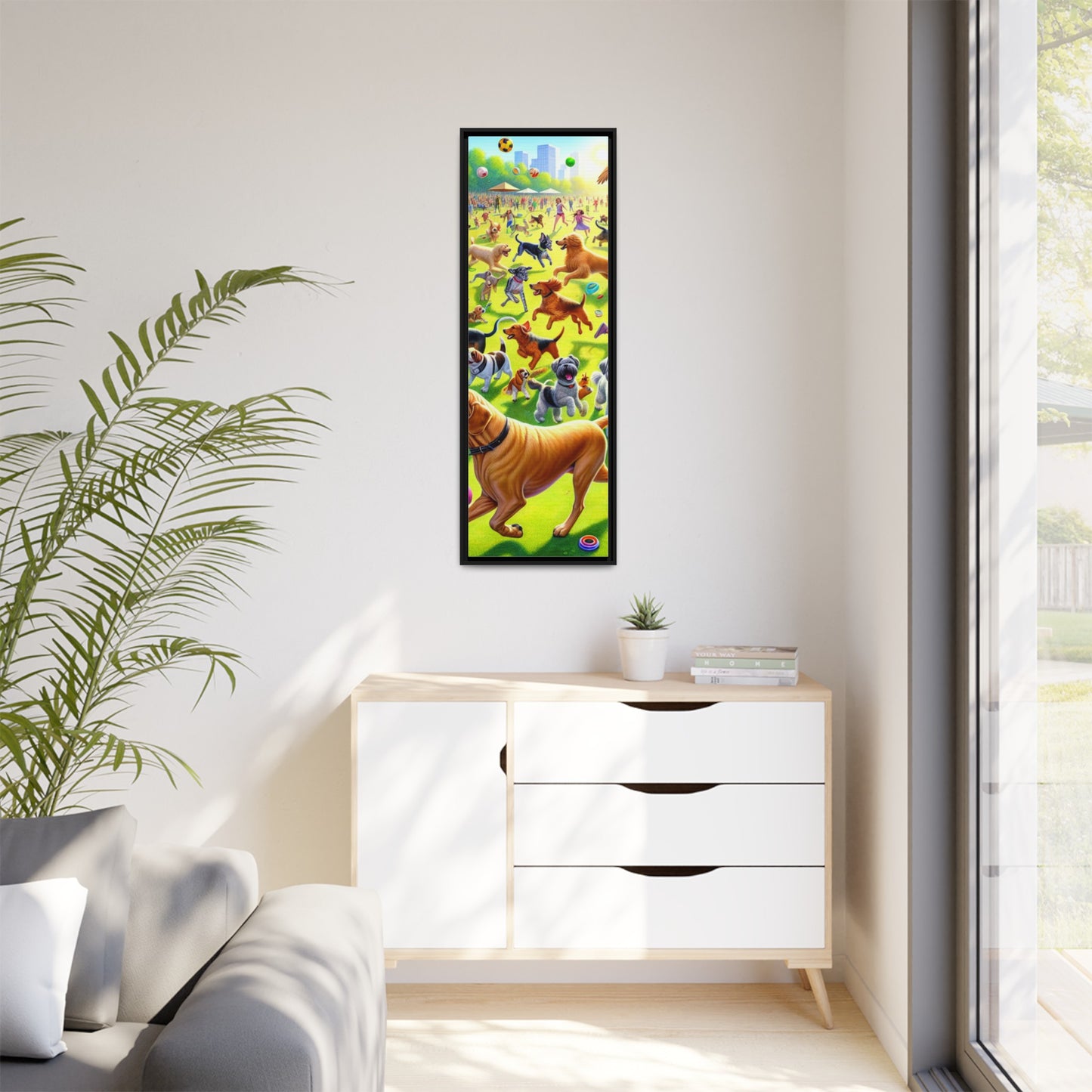 Matte Canvas, Framed (Multi-color)