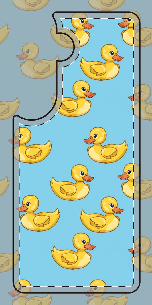 Cute Rubber Duck Silicone Phone Case - Fun and Playful Design
