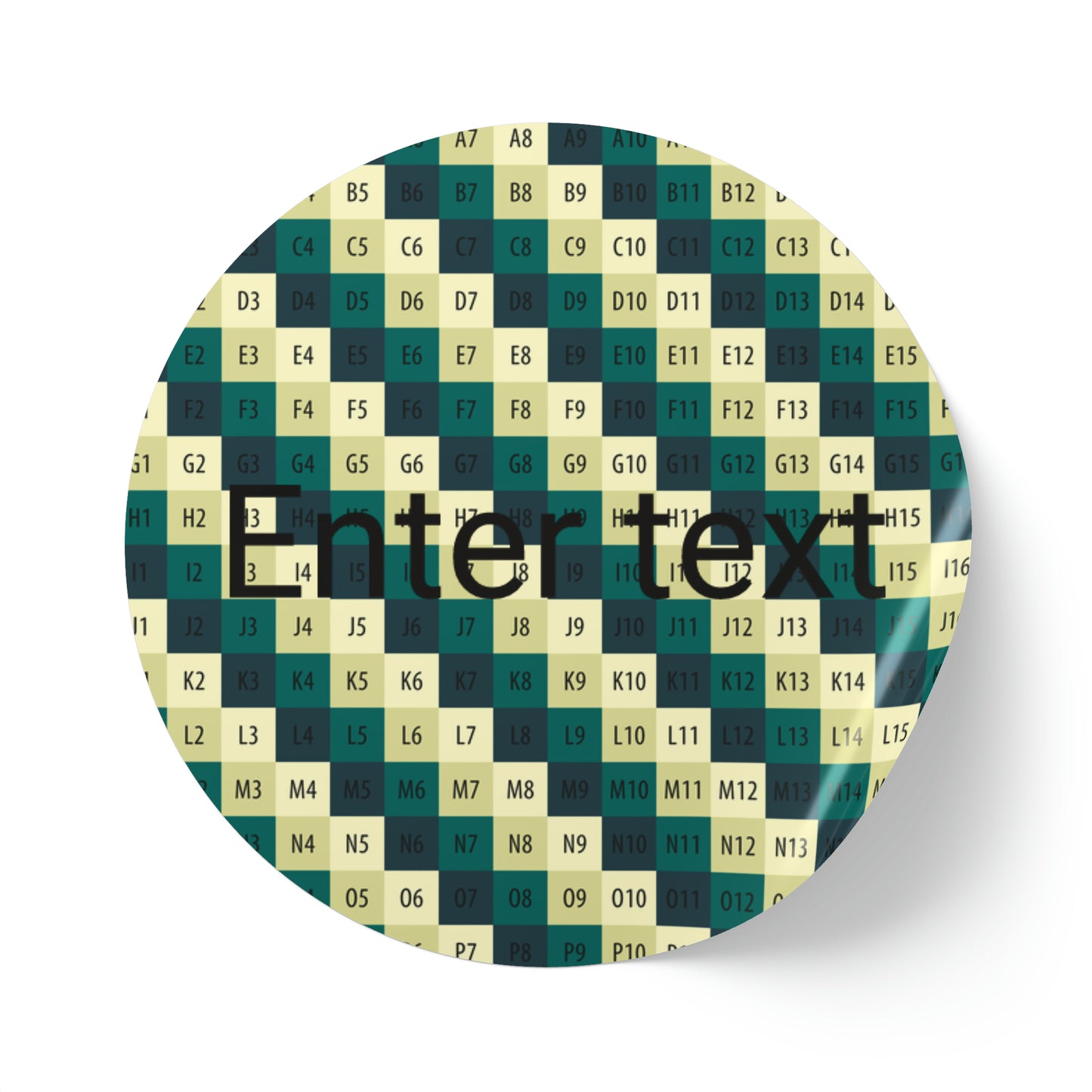 Round Sticker Label Roll