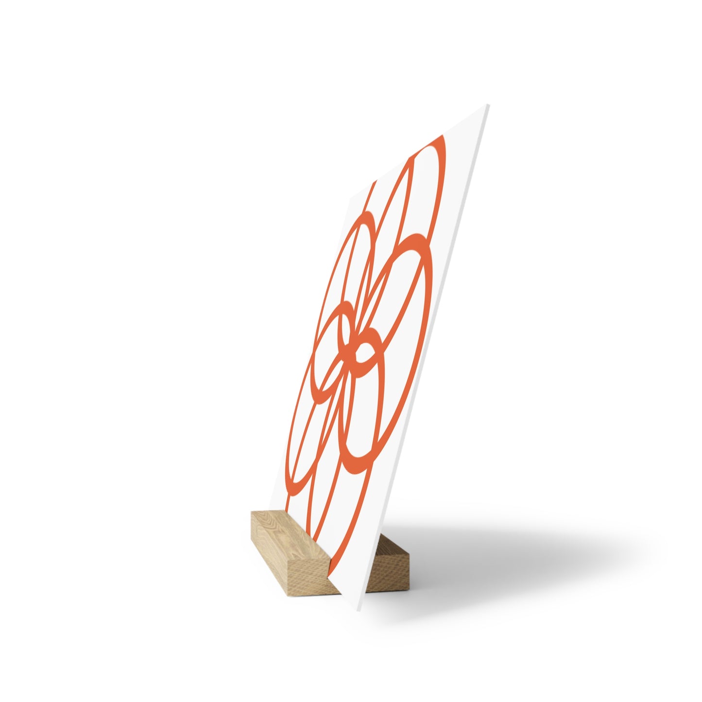 Decorative Gallery Board with Stand - Modern Art Display for Home & Office