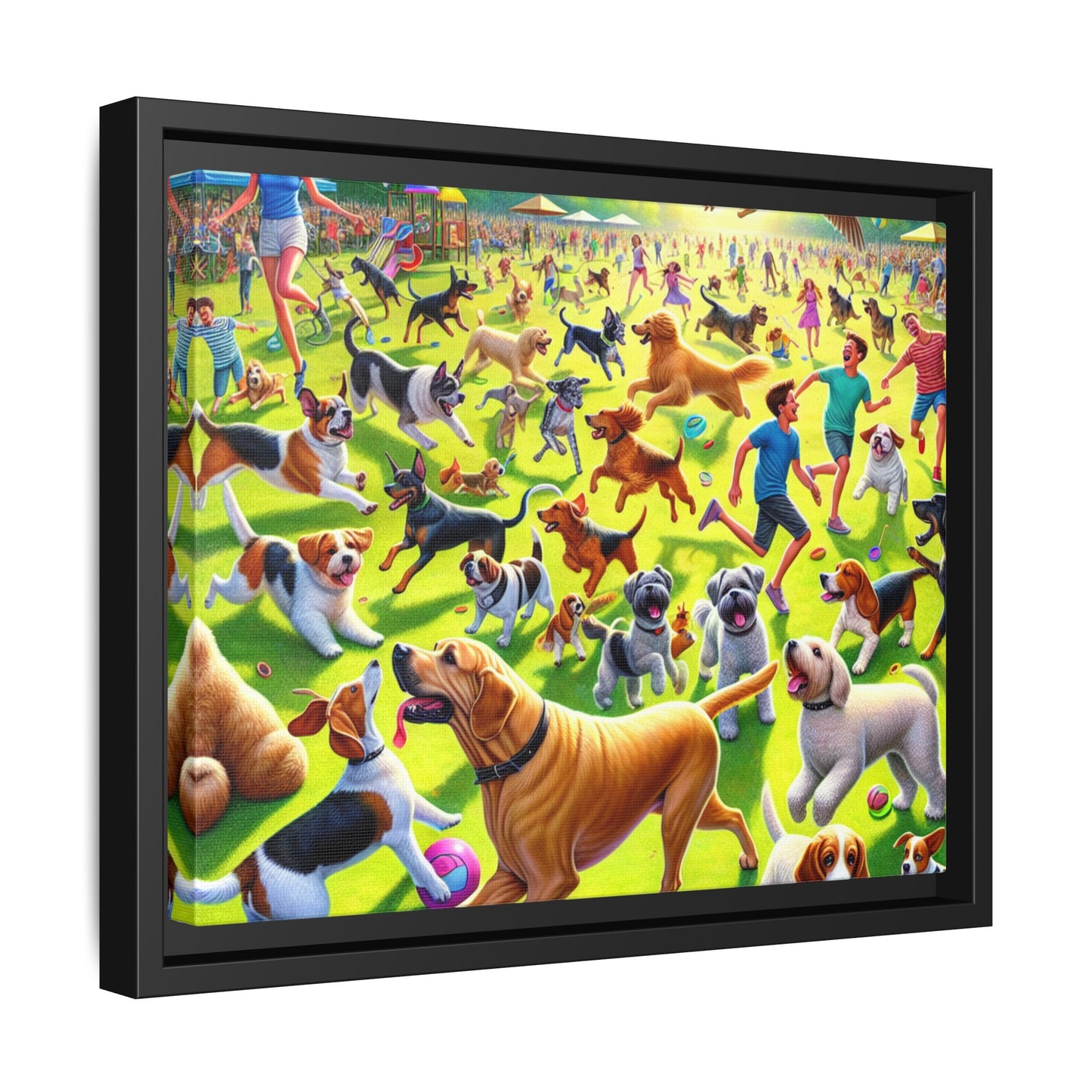 Matte Canvas, Framed (Multi-color)