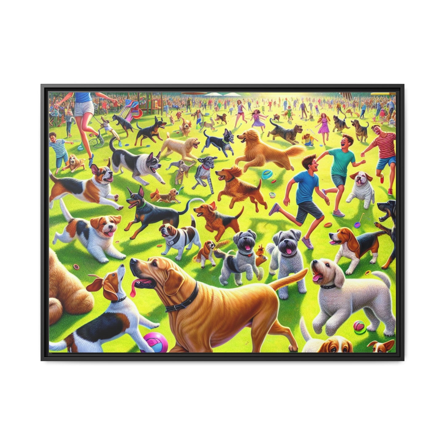 Matte Canvas, Framed (Multi-color)