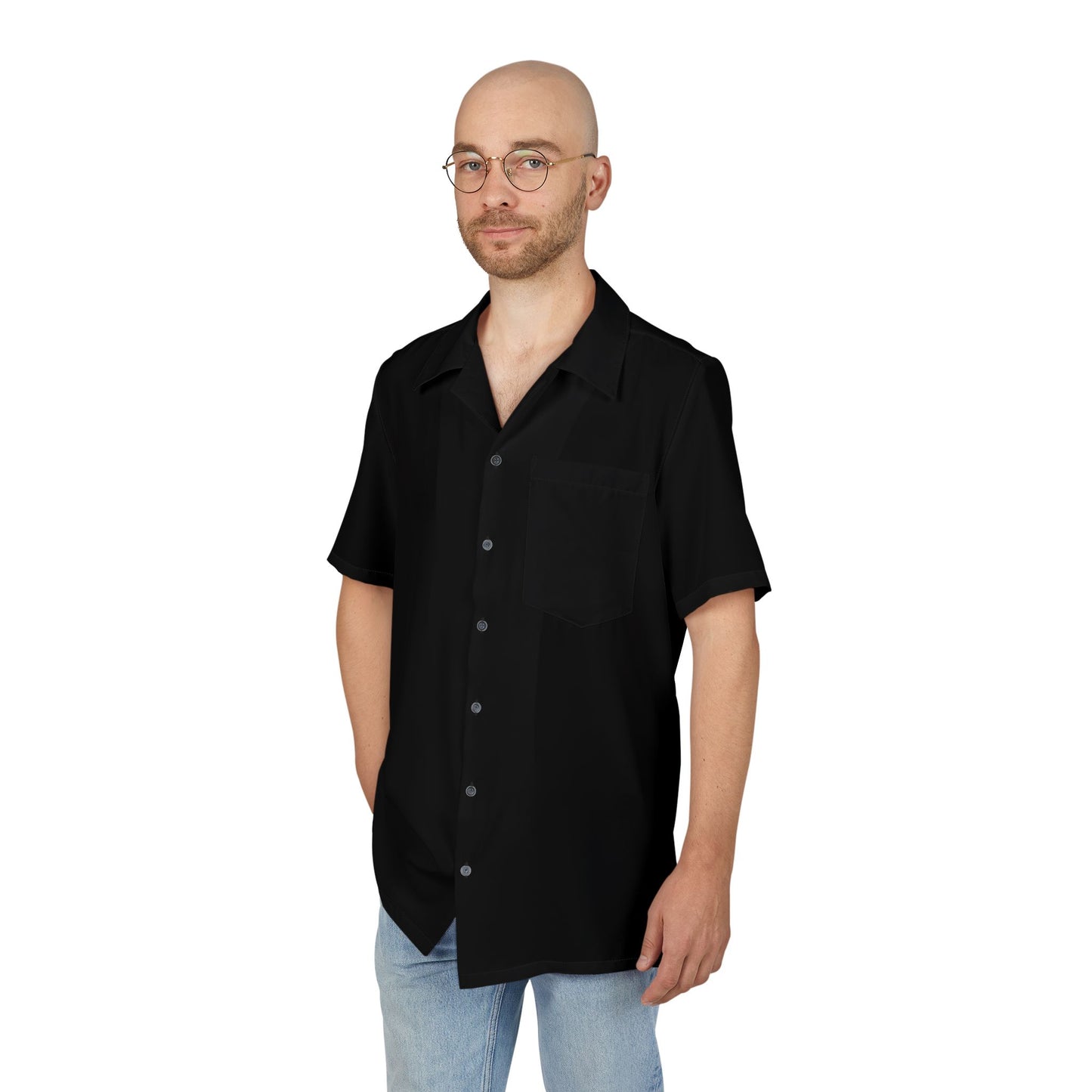 Stylish Unisex Hawaiian Button-Down Shirt