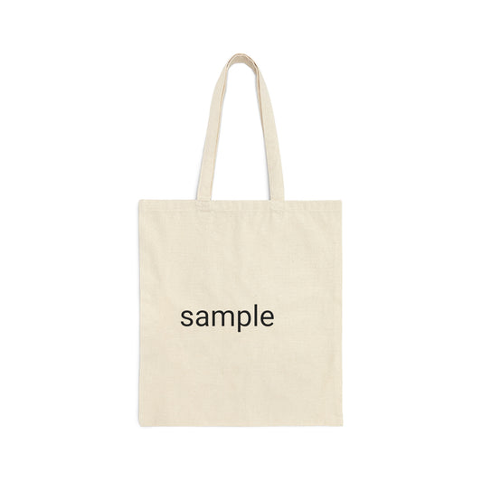 Cotton Canvas Tote Bag