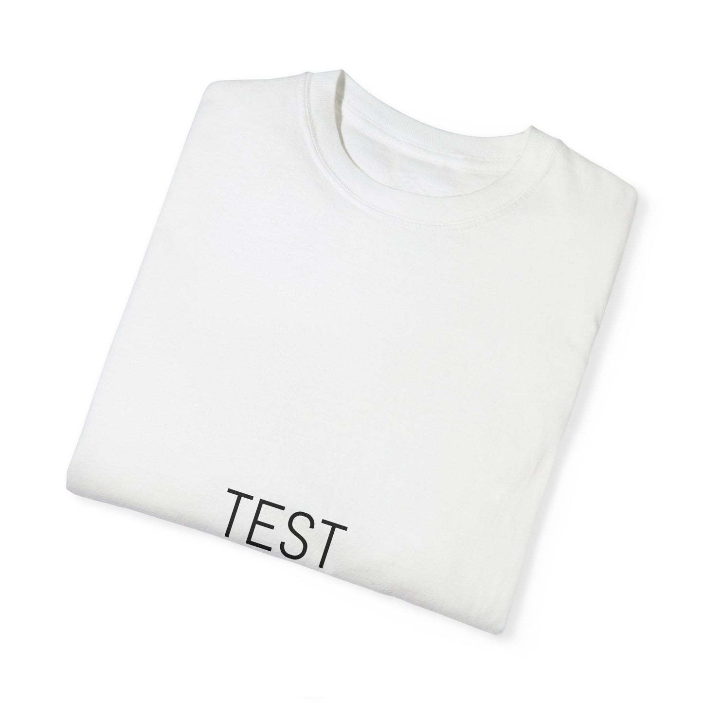 Stylish Unisex Garment-Dyed T-Shirt with 'TEST' Design