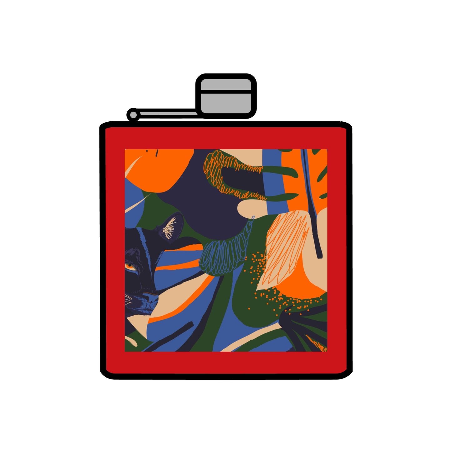 Stainless Steel Flask, 6oz