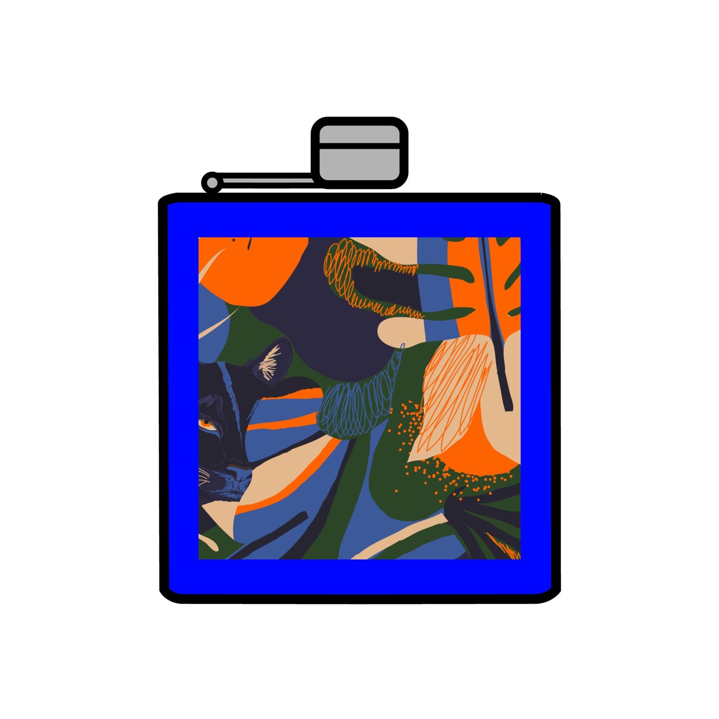 Stainless Steel Flask, 6oz