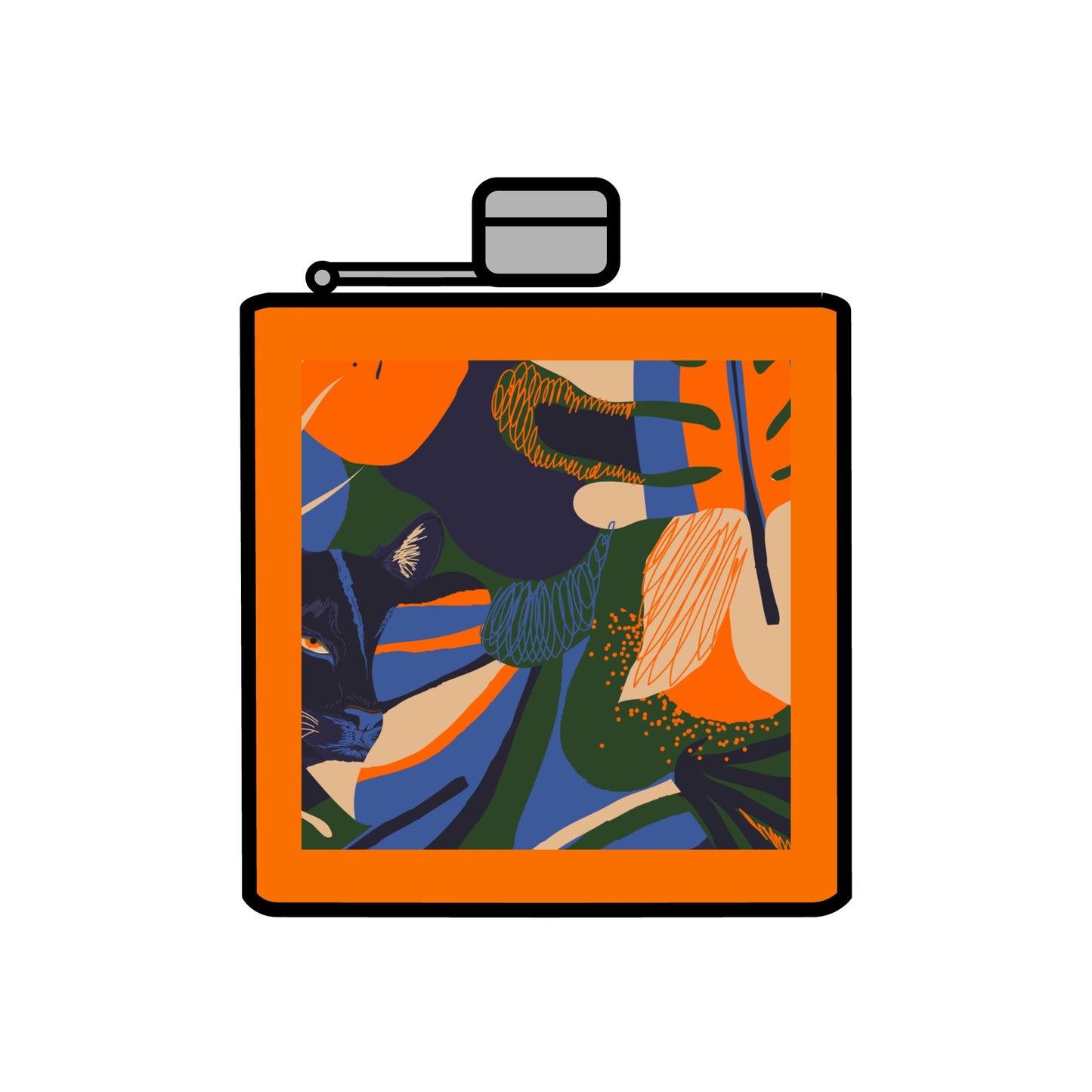 Stainless Steel Flask, 6oz