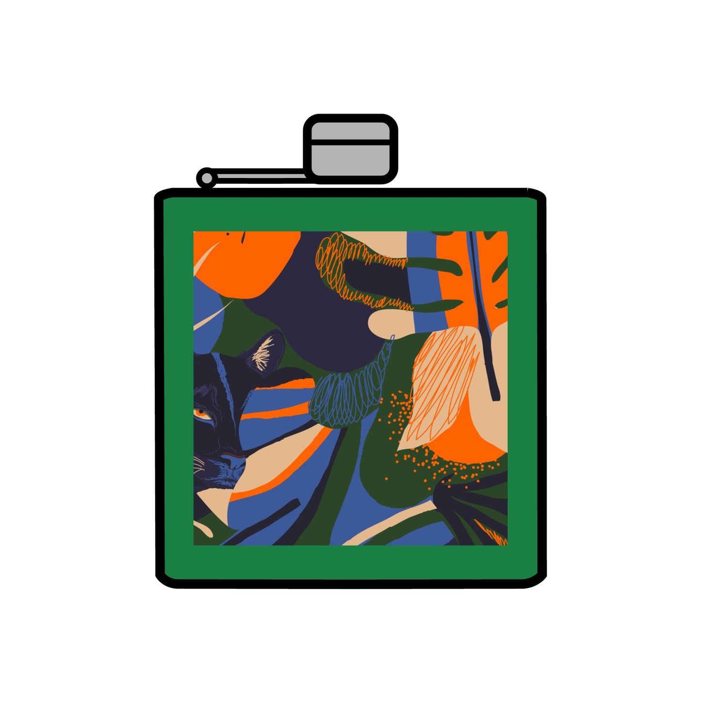 Stainless Steel Flask, 6oz