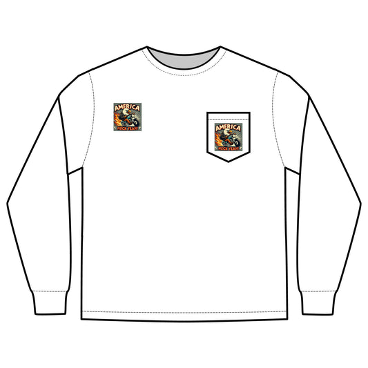 Unisex Long Sleeve Pocket T-Shirt