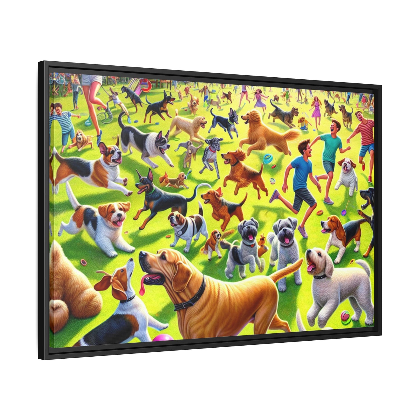 Matte Canvas, Framed (Multi-color)