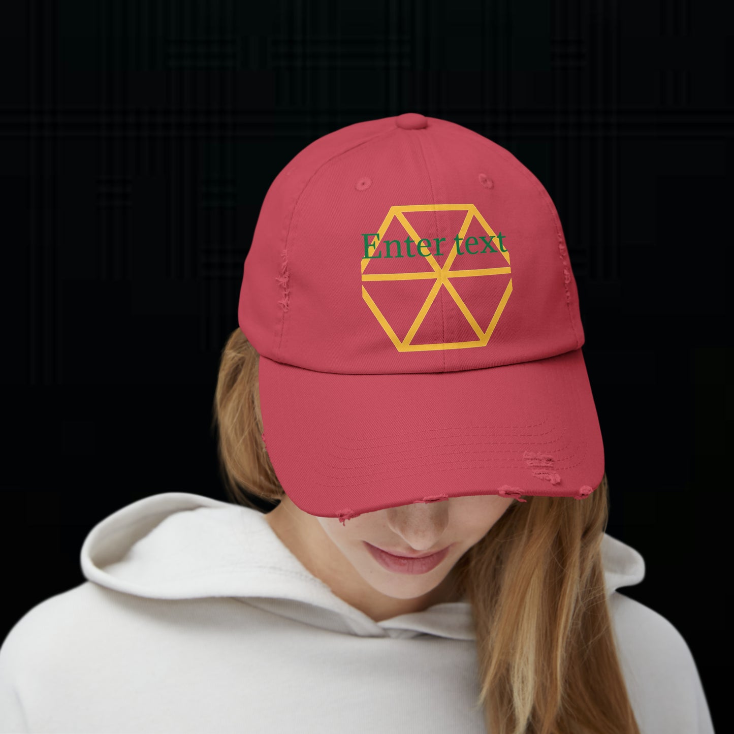 Unisex Distressed Cap