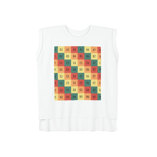 Women’s Flowy Rolled Cuffs Muscle Tee