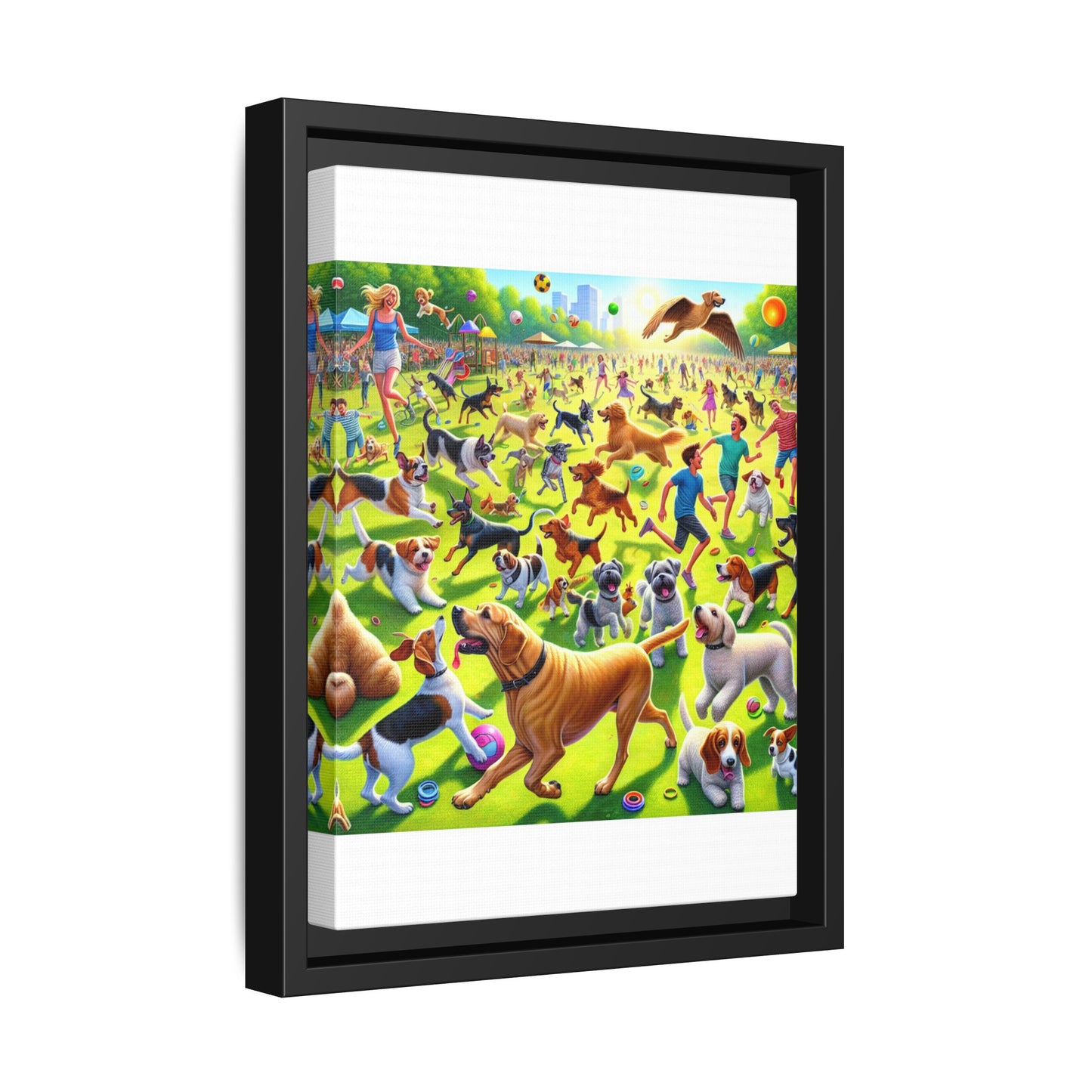 Matte Canvas, Framed (Multi-color)