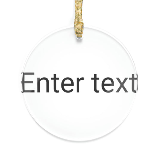 Acrylic Ornaments