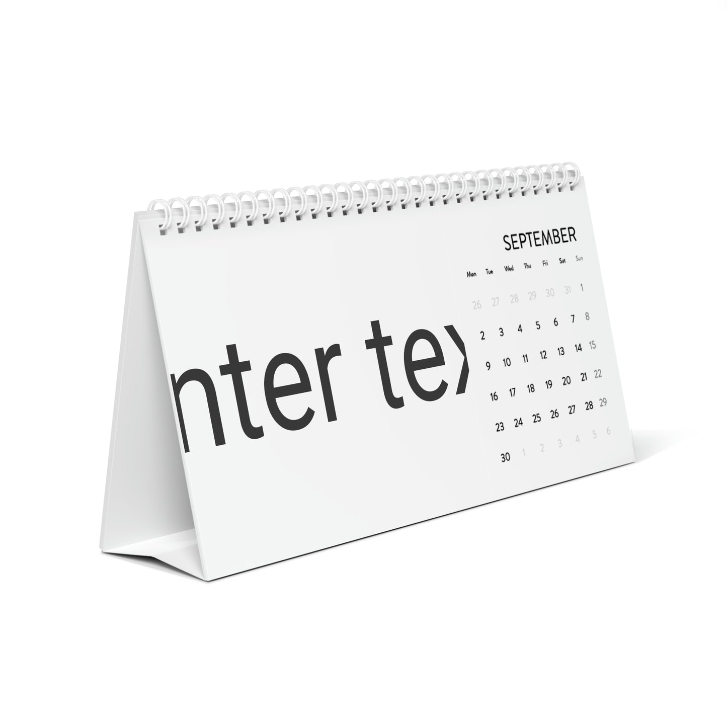 Desk Calendar (2024 grid)