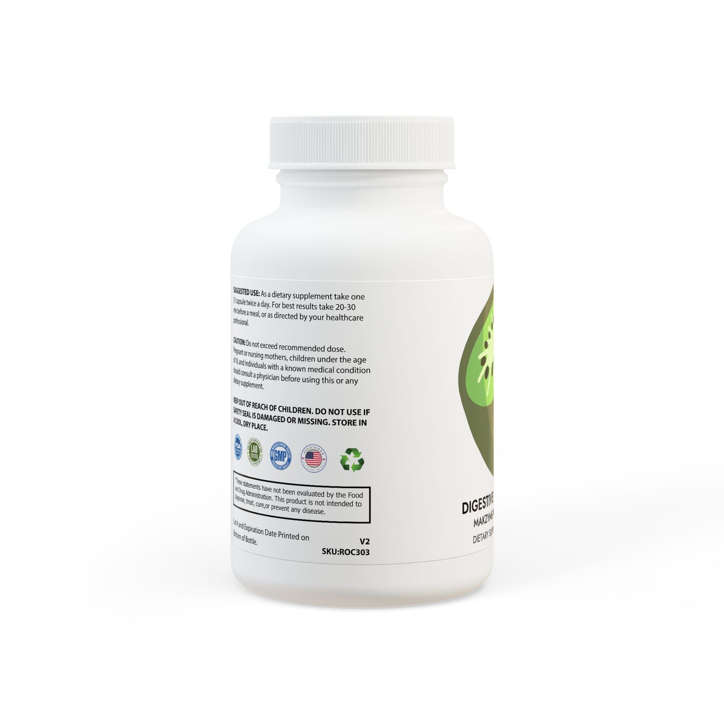 Digestive Enzyme Blend Supplement (60 Capsules)