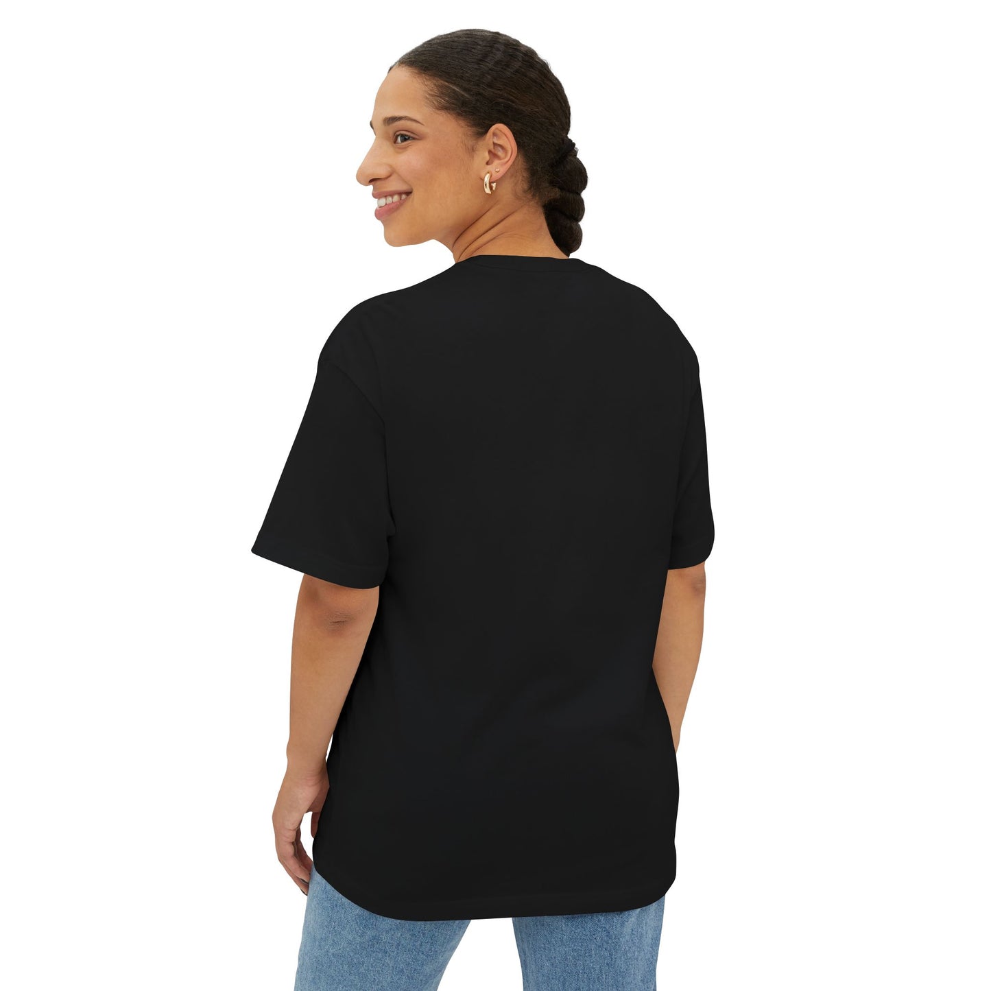 Personalized Unisex Oversized Boxy Tee - Customizable Text Apparel