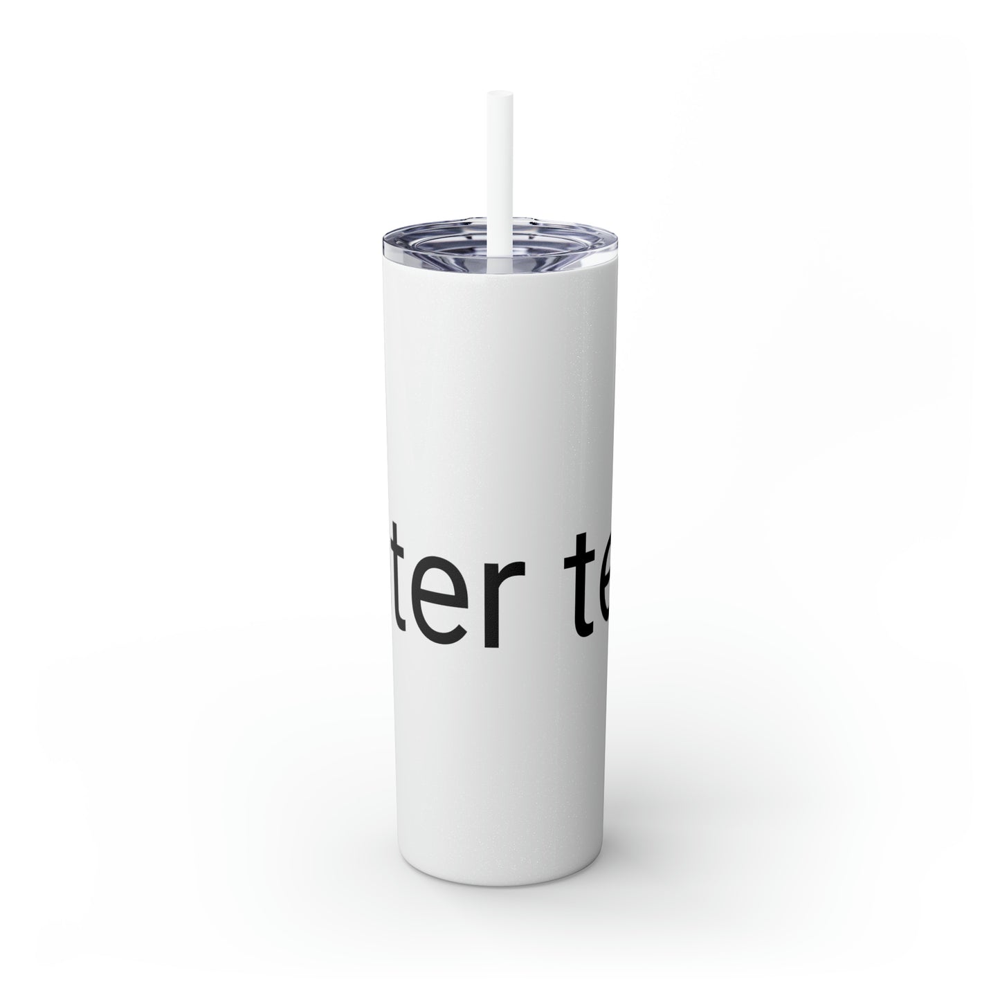 Skinny Tumbler with Straw, 20oz