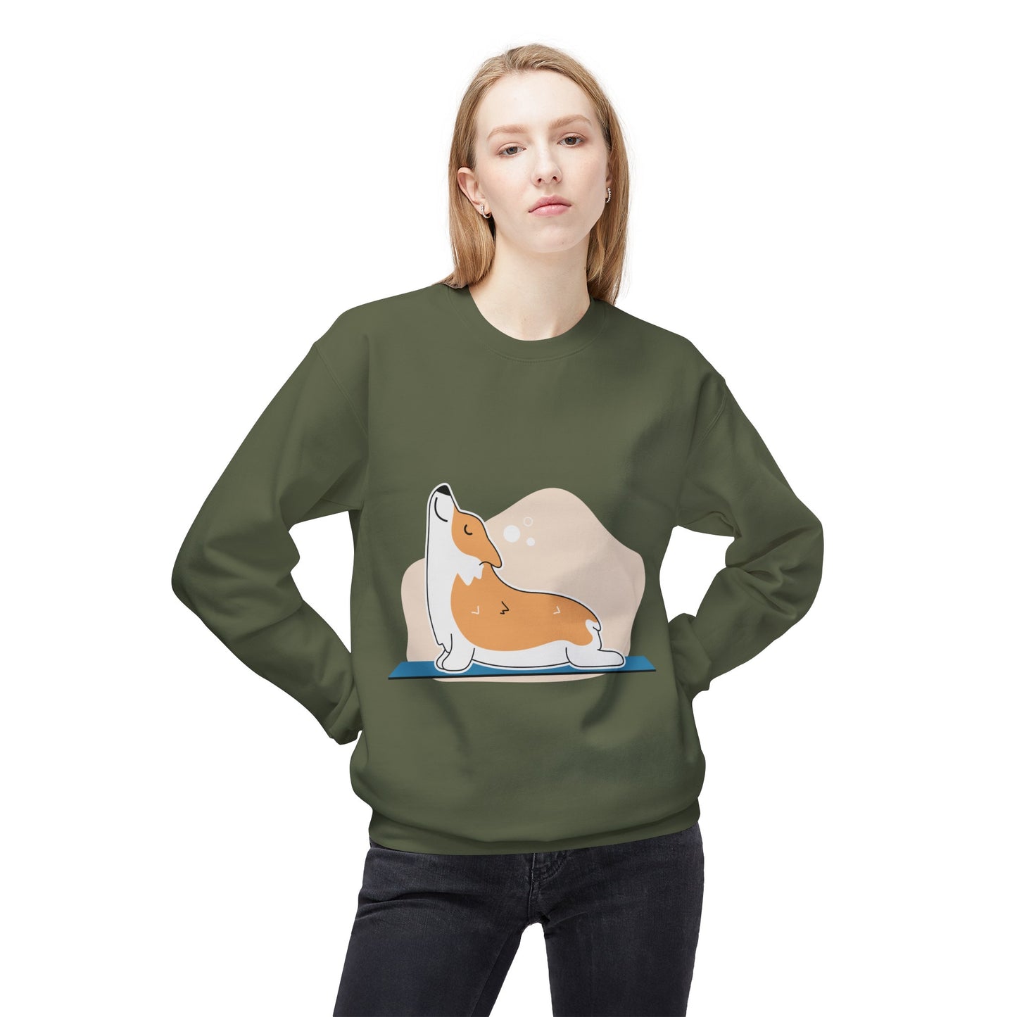 Unisex Midweight Fleece Crewneck Sweatshirt