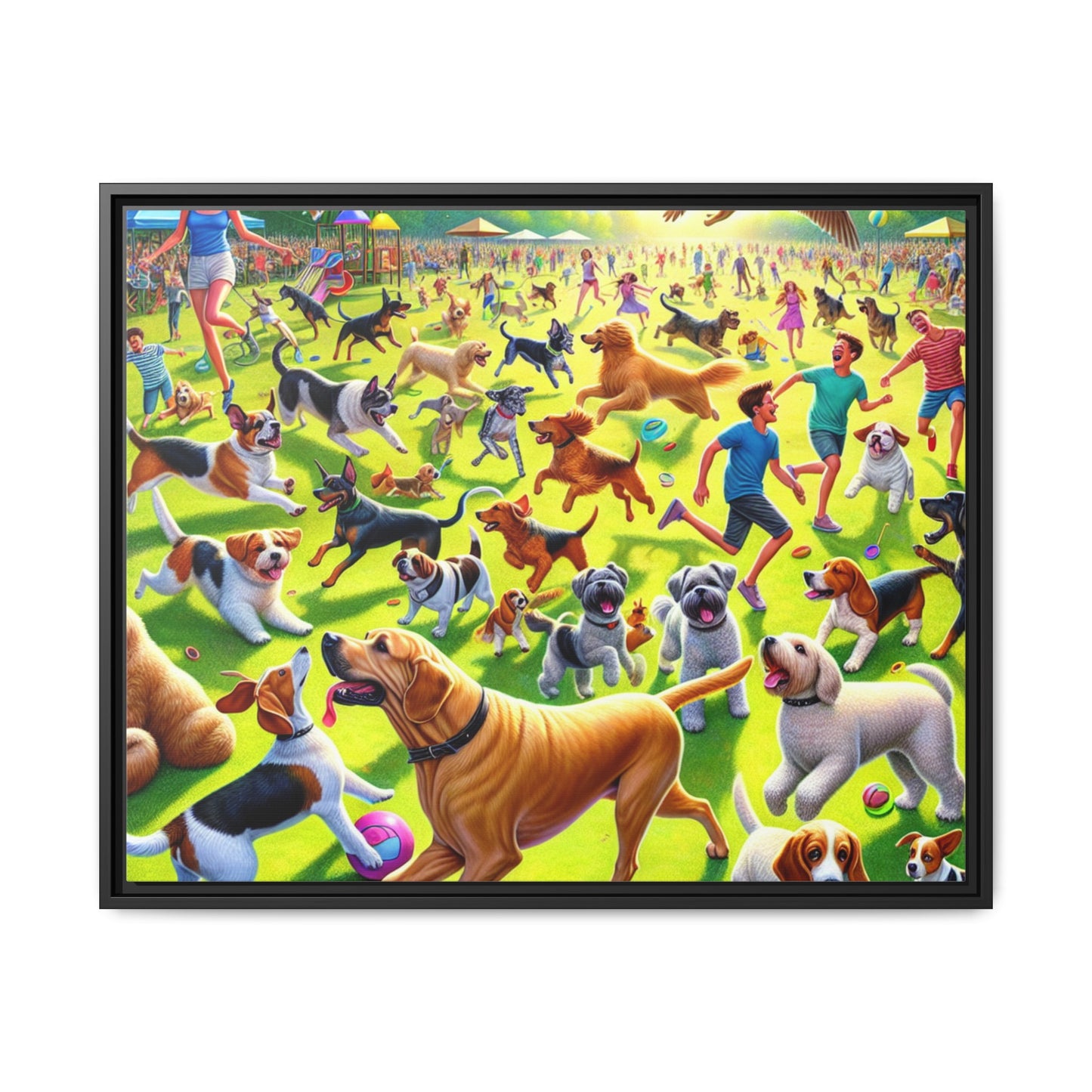 Matte Canvas, Framed (Multi-color)