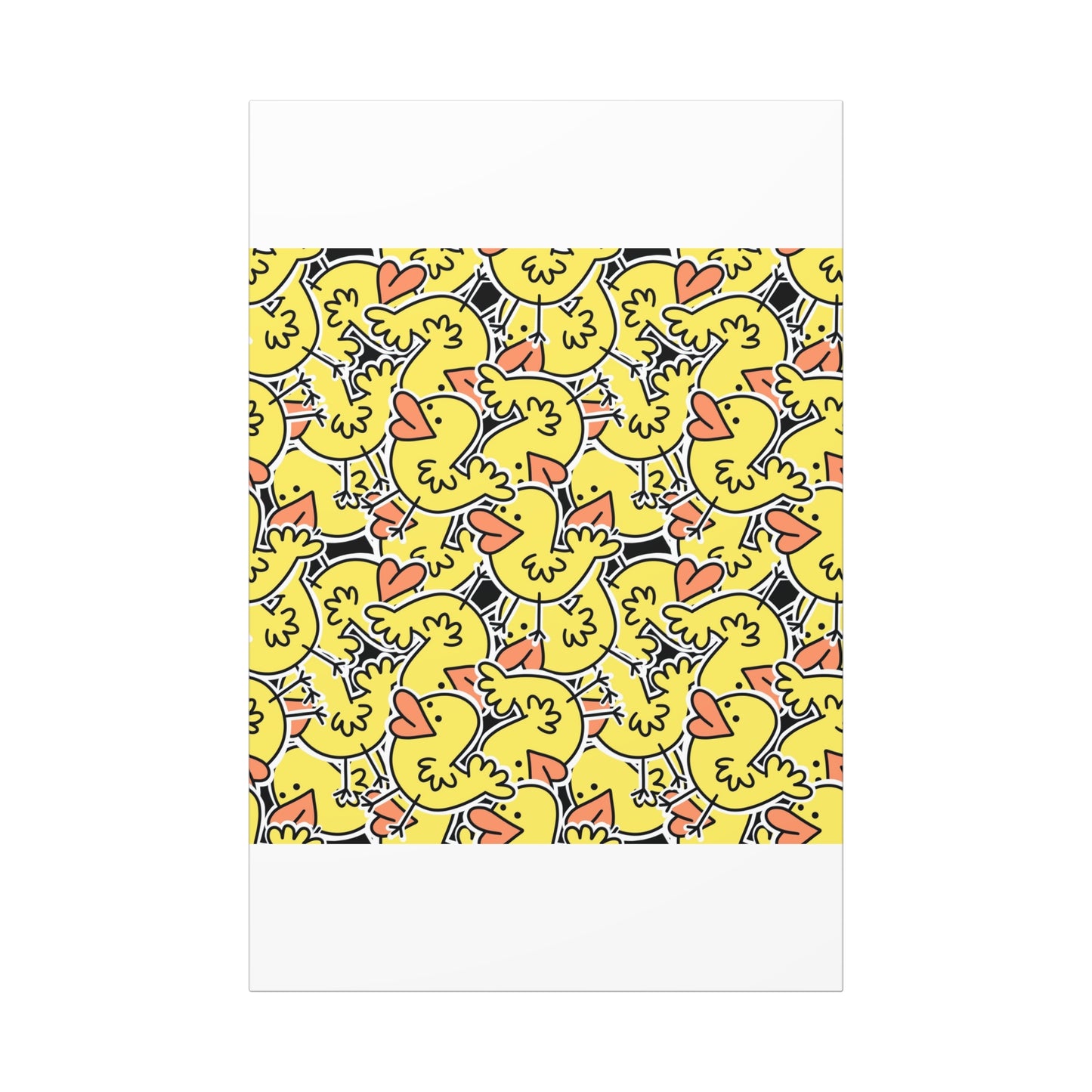 Whimsical Duck Canvas Art Wraps - Fun Home Decor for Kids' Rooms