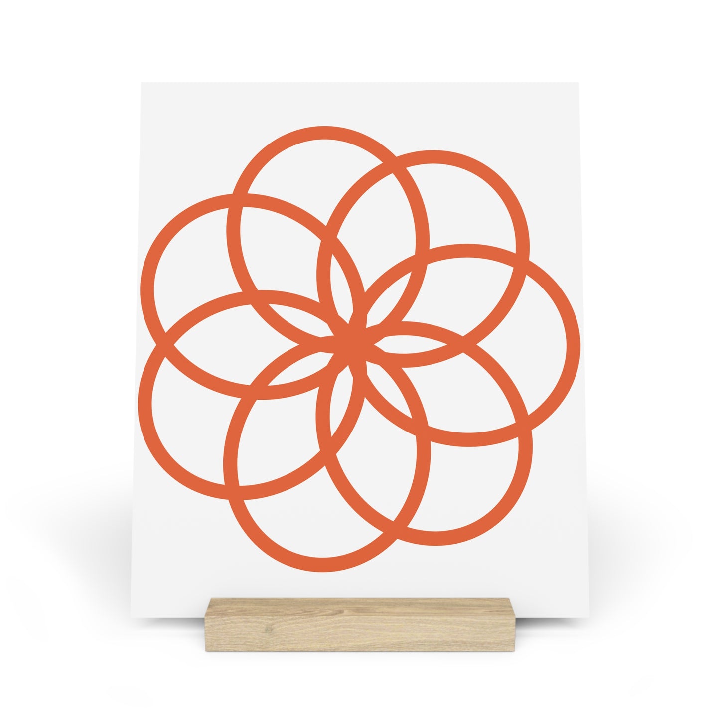 Decorative Gallery Board with Stand - Modern Art Display for Home & Office