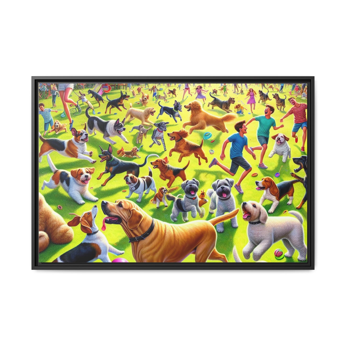 Matte Canvas, Framed (Multi-color)