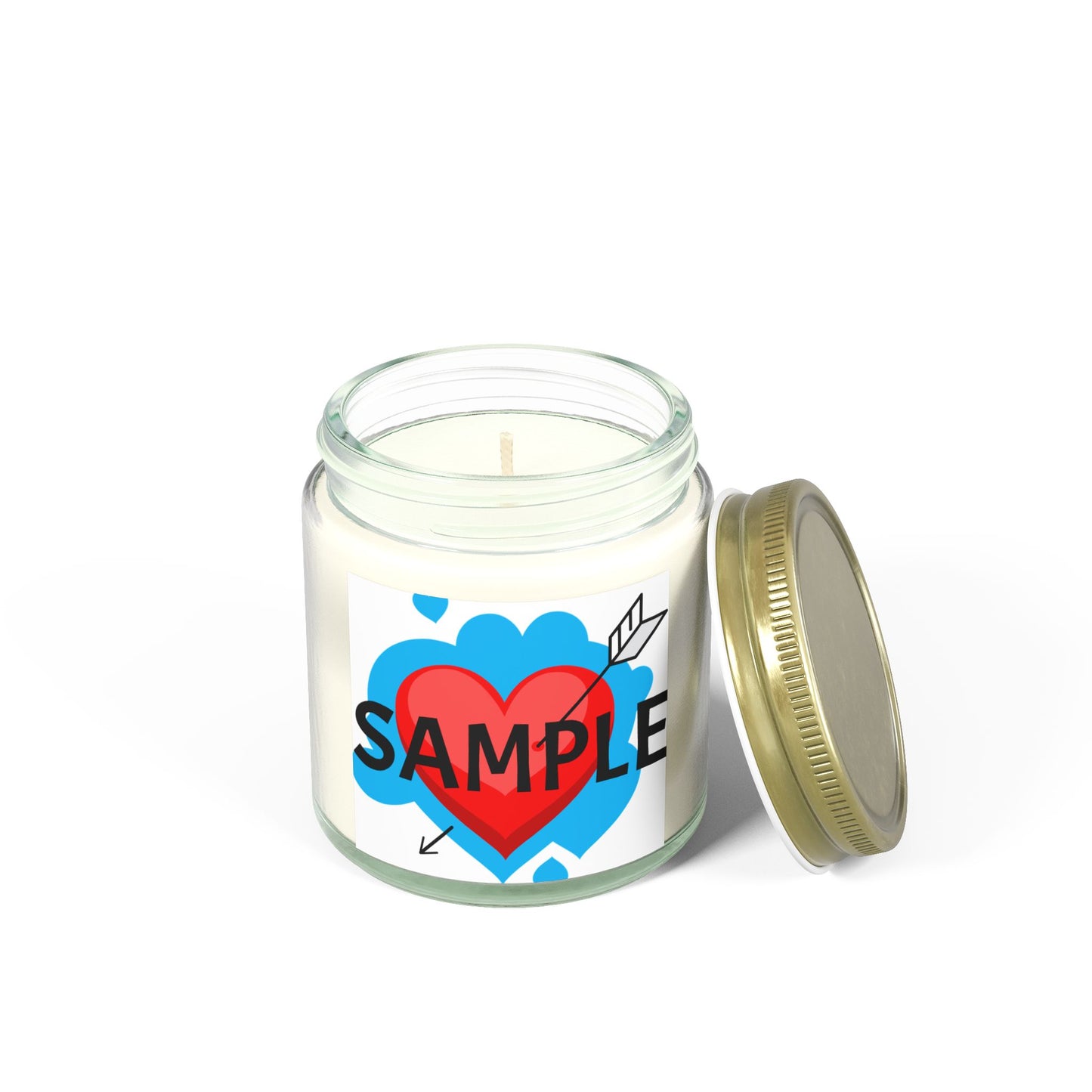 Heartfelt Coconut Apricot Scented Candles - Perfect for Gifts and Celebrations