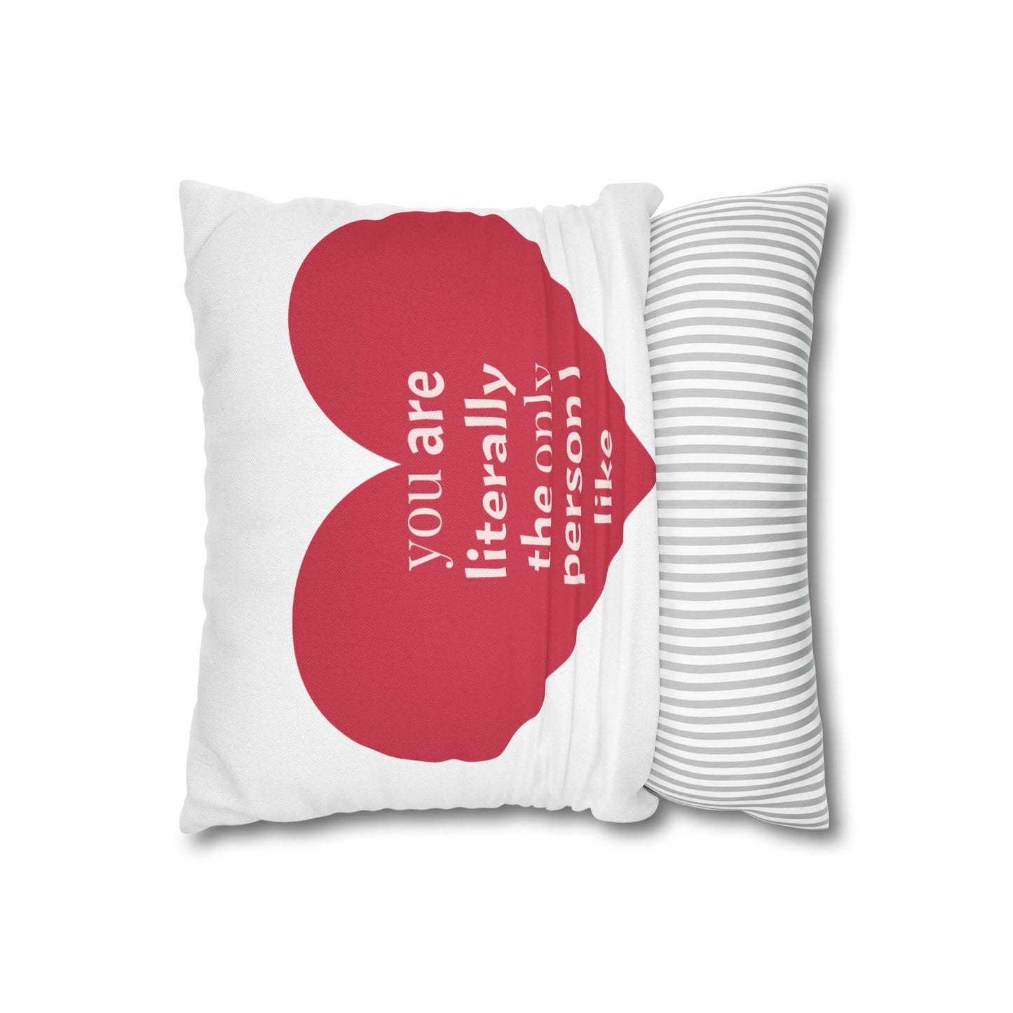 Funny Love Quote Pillowcase - 'I Love You With All My Butt' - Perfect Gift for Couples