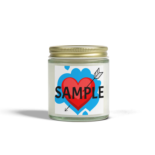 Heartfelt Coconut Apricot Scented Candles - Perfect for Gifts and Celebrations