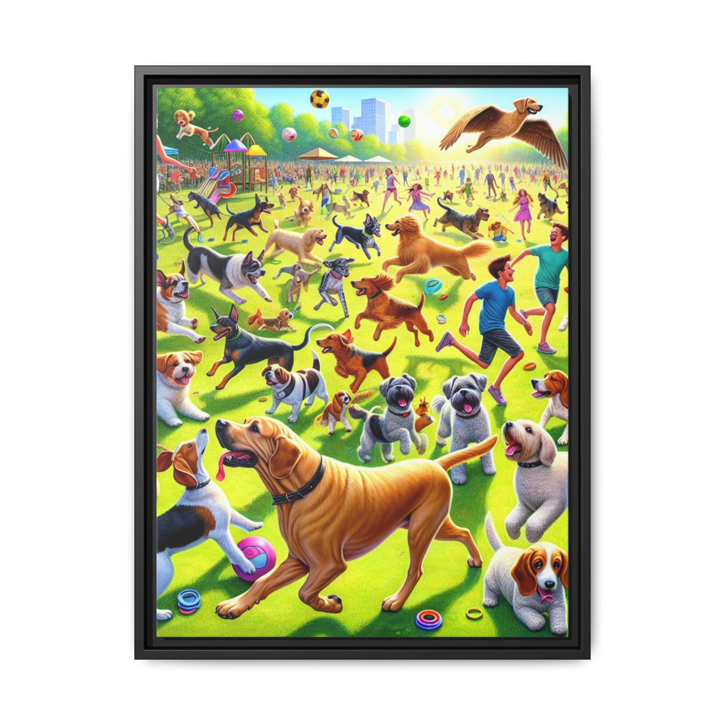 Matte Canvas, Framed (Multi-color)