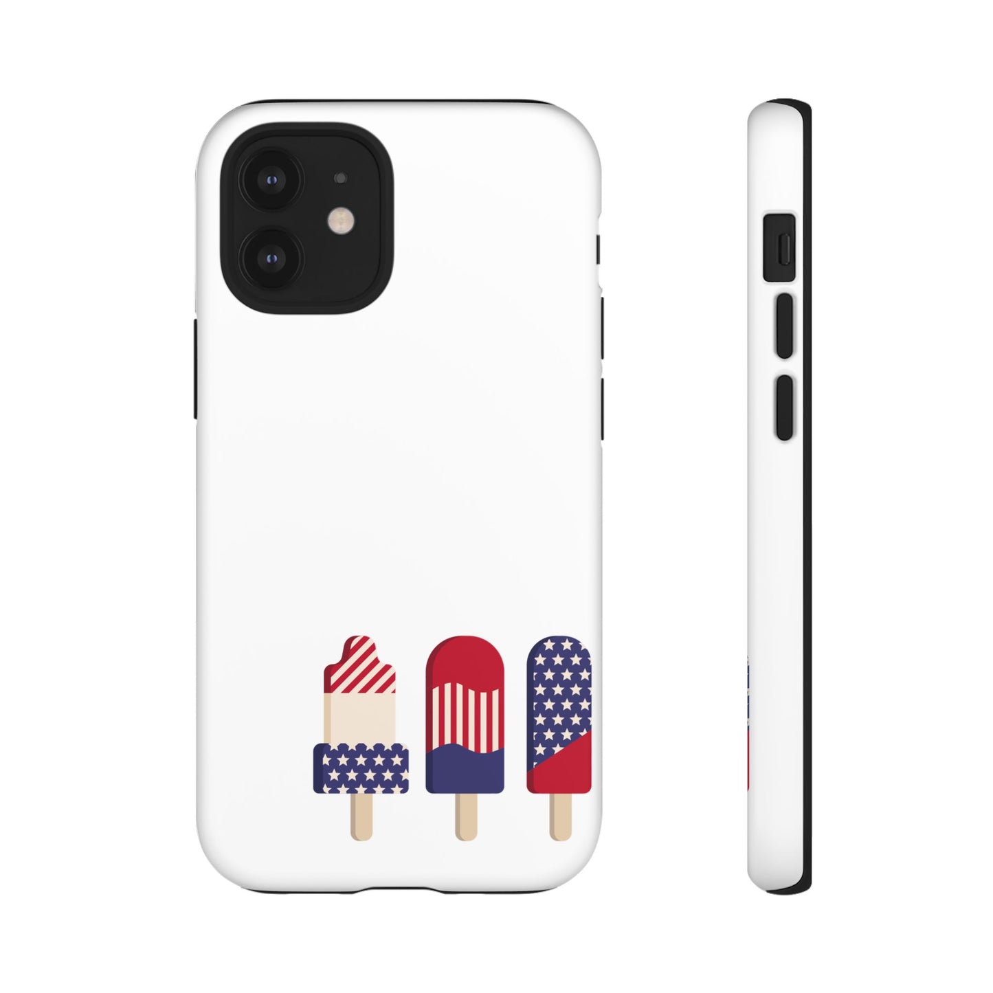 Patriotic Phone Case - Tough Cases with Ice Cream Popsicle Design