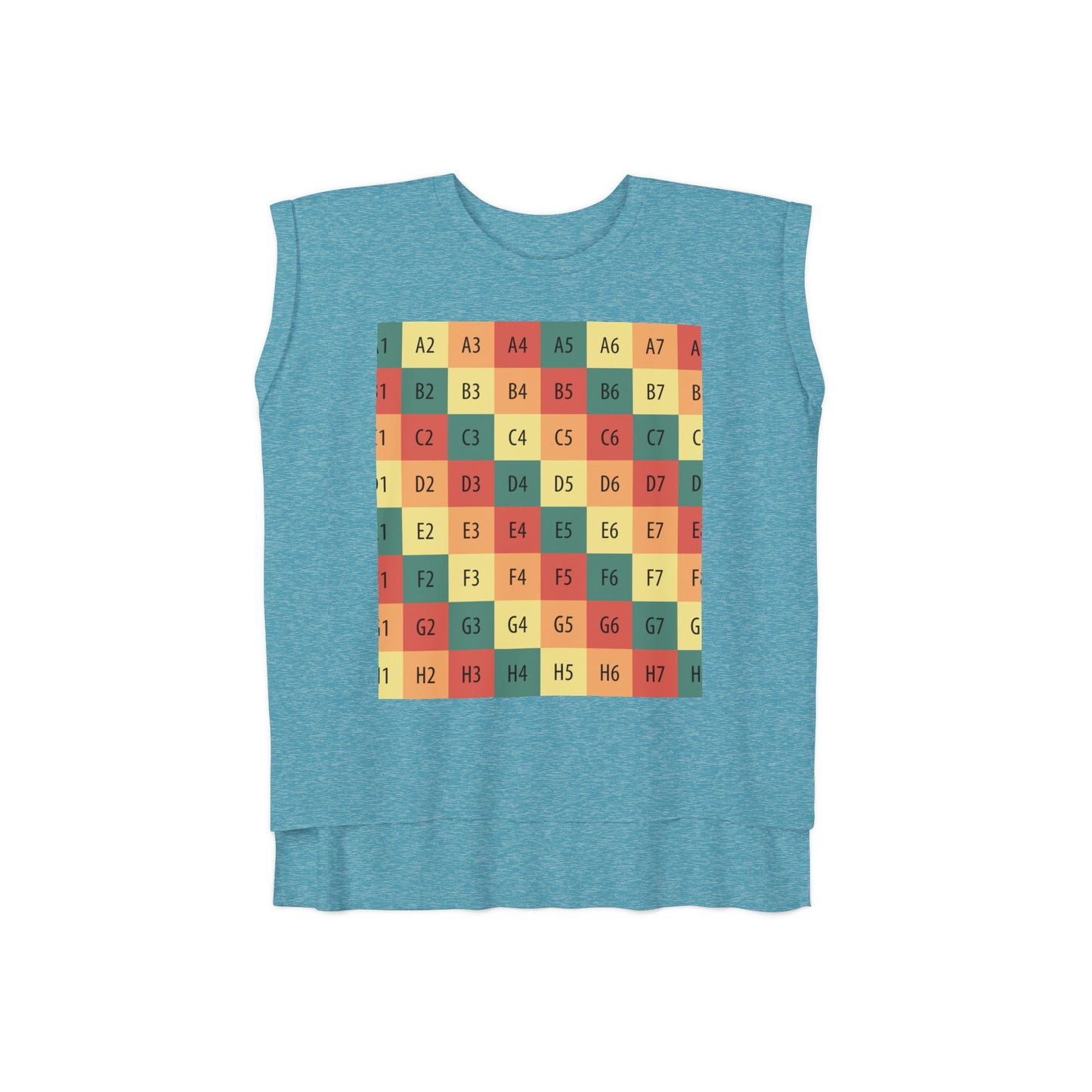 Women’s Flowy Rolled Cuffs Muscle Tee