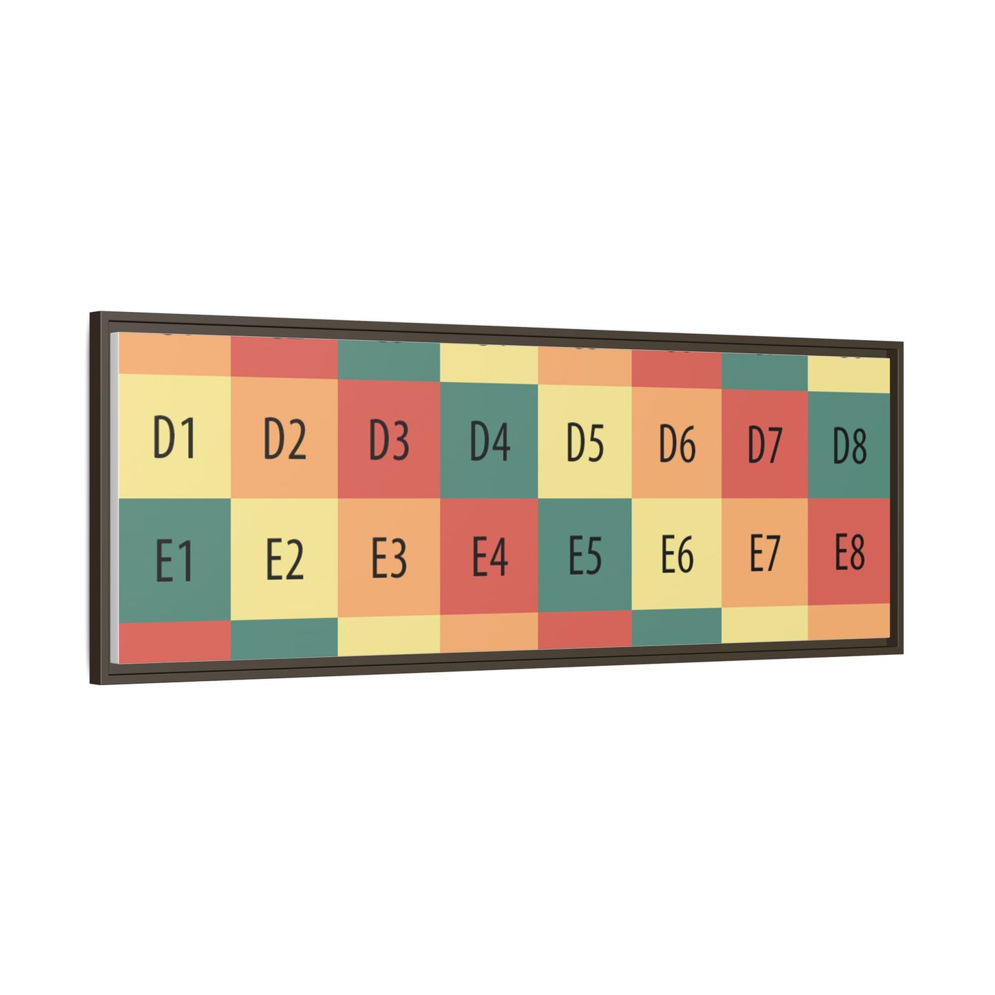 Matte Canvas, Framed (Multi-color)