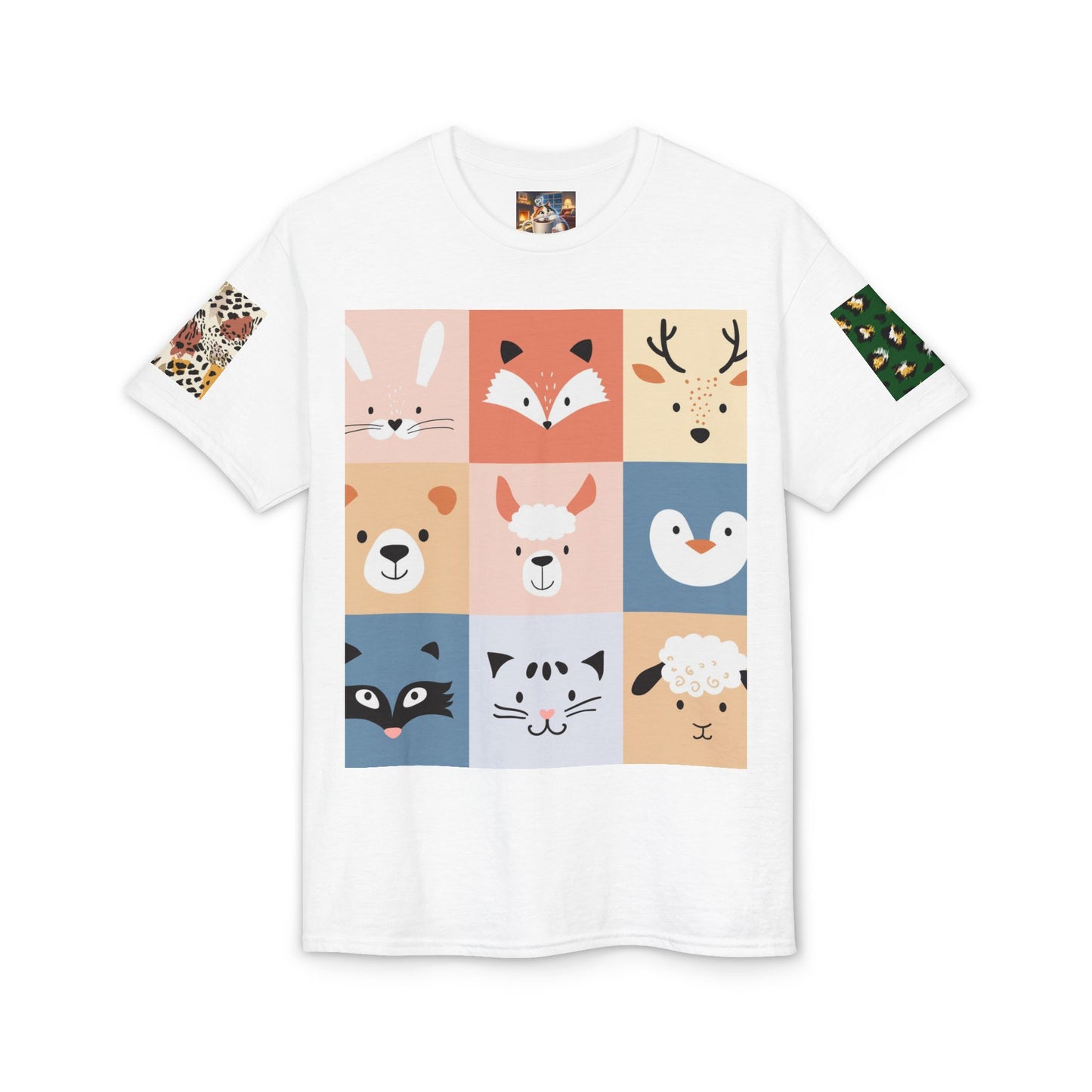 Whimsical Animal Print Unisex T-Shirt - Perfect for Nature Lovers