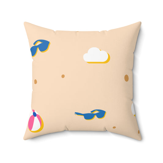 Spun Polyester Square Pillow